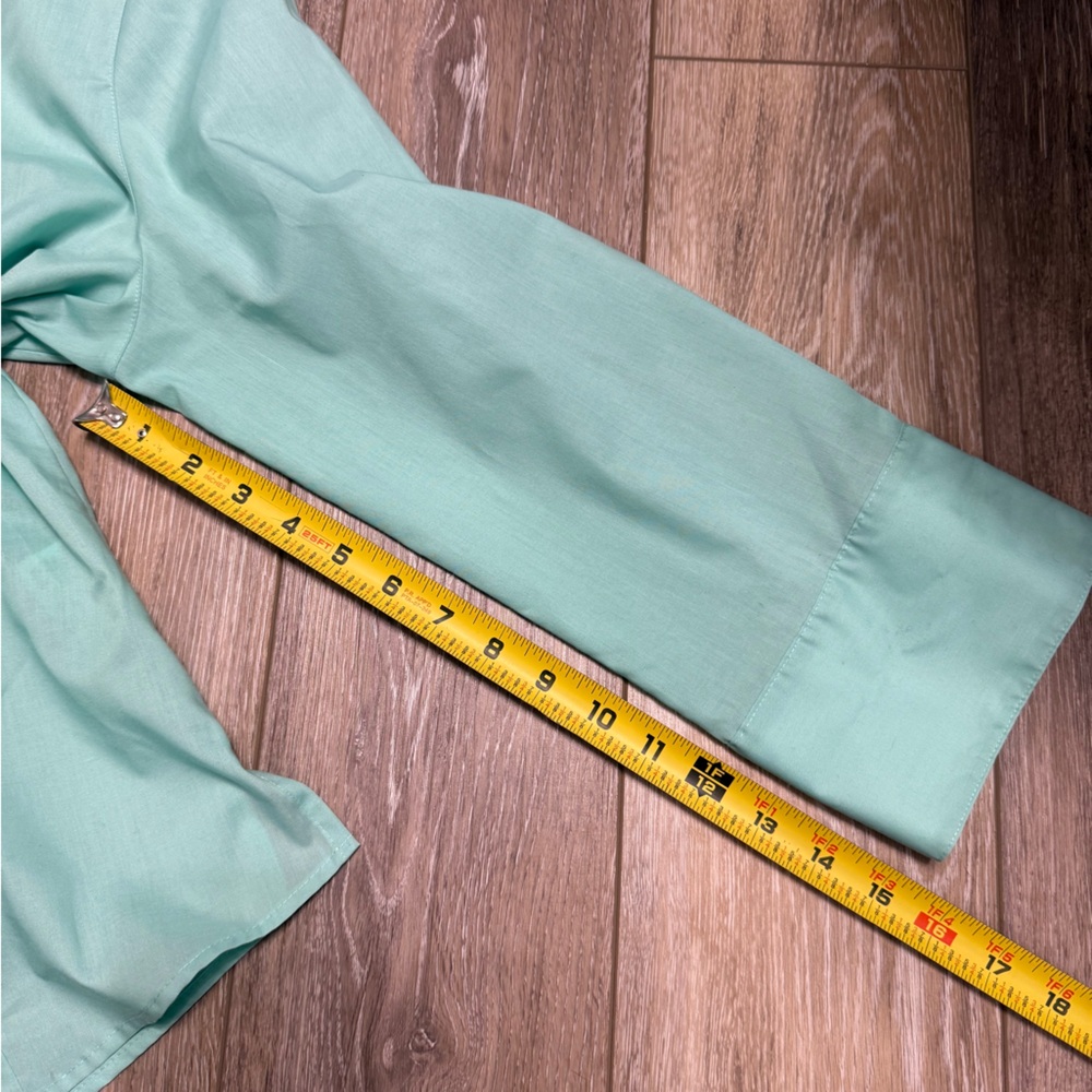 Foxcroft Mint Green Button Down Shirt - image 7